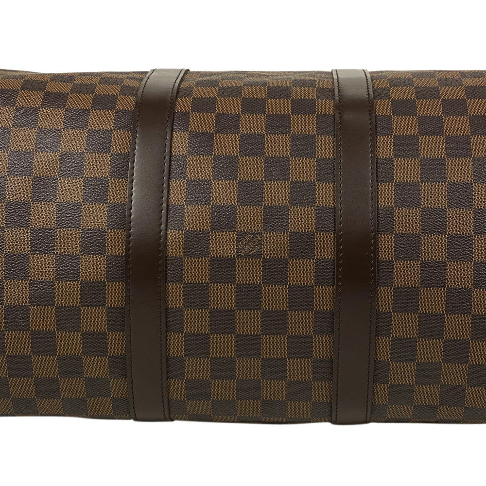 Louis Vuitton Travel Damier Boston Keepall Handbag Brown Bag